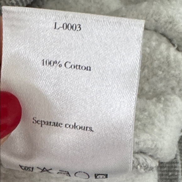 OLIVE Layered Collar Fleece Sweatshirt, Grey OS - Picture 11 of 12